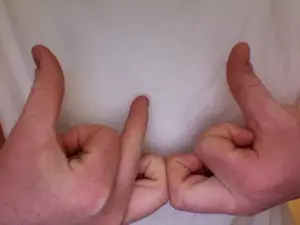 The gang symbol of the Bloods