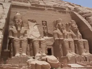 The Abu Simbel temples