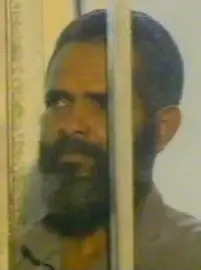 Mohammad Ahman al-Nazari during his trial