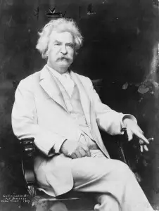 Mark Twain with Cigar