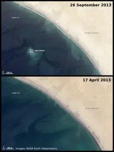 Pakistan Earthquake island