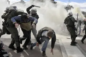 Clashes in Greece